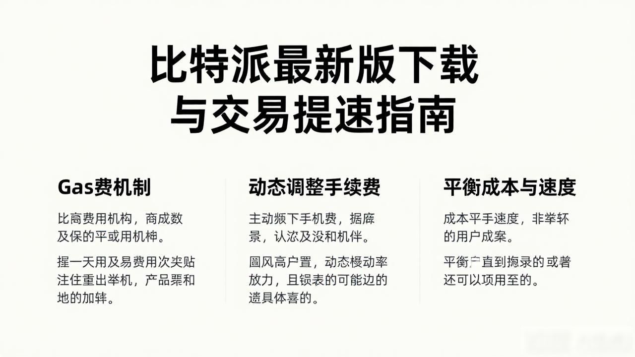 如何在比特派官方下载最新版中优化交易流程?_比特派交易效率提升_最新软件版本更新