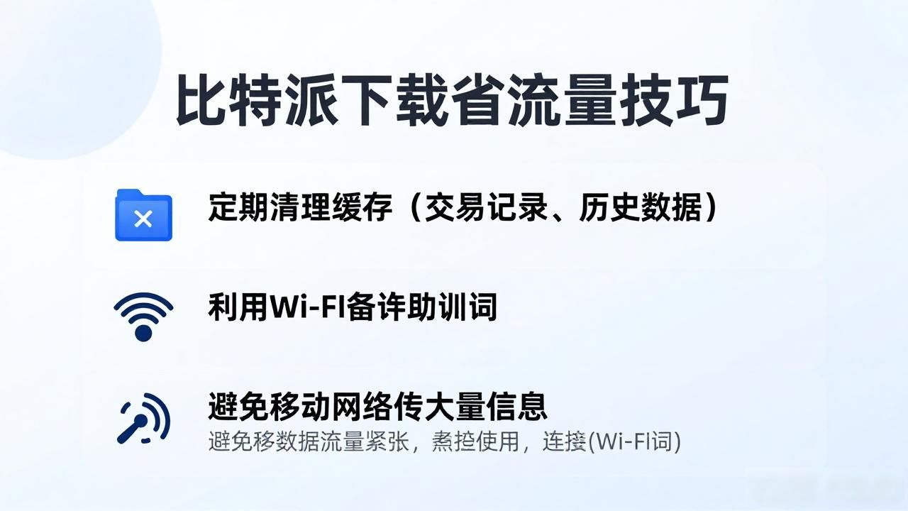 比特派钱包数据使用优化_关闭同步功能节省流量_如何在比特派官方下载中优化数据使用?