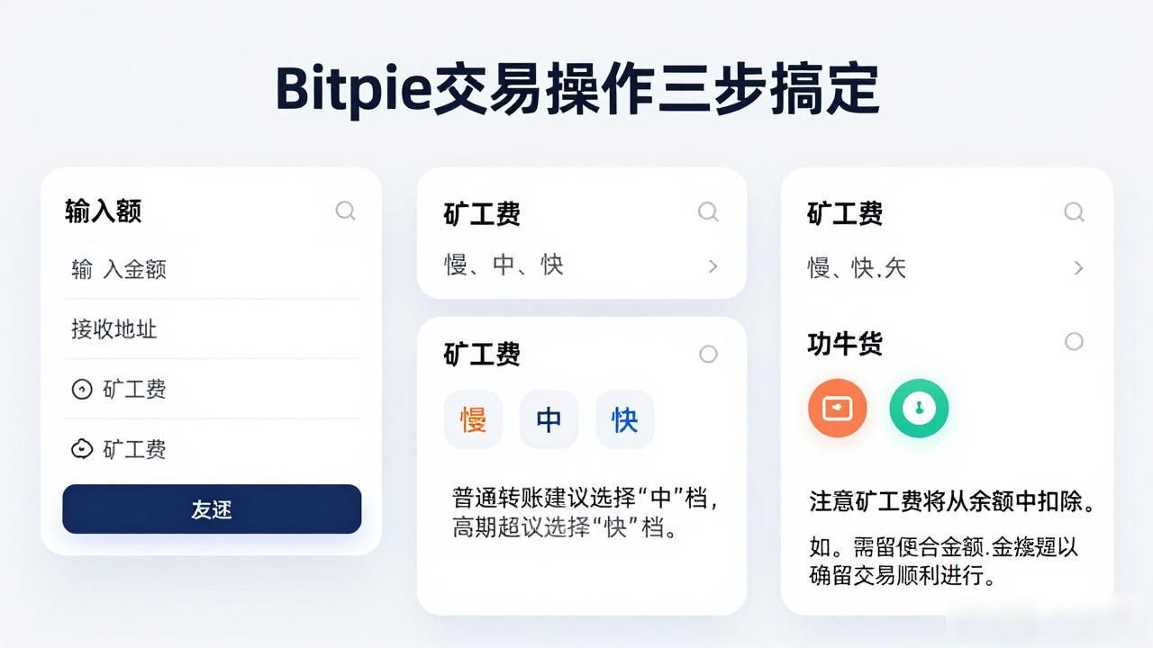 Bitpie钱包资产转账操作_确认收款地址前几位字符_如何在Bitpie钱包中快速实现交易操作?