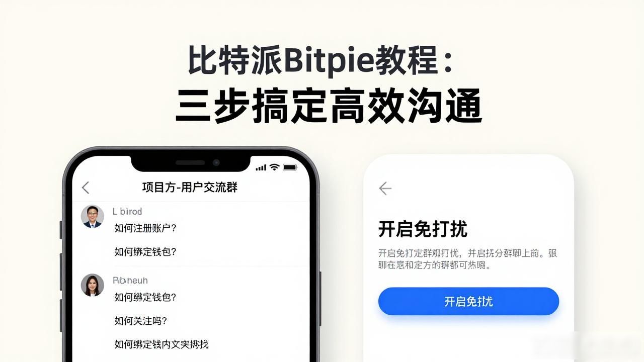 比特派Bitpie使用教程:建立高效沟通渠道_比特派App内置聊天功能使用_比特派App基础设置